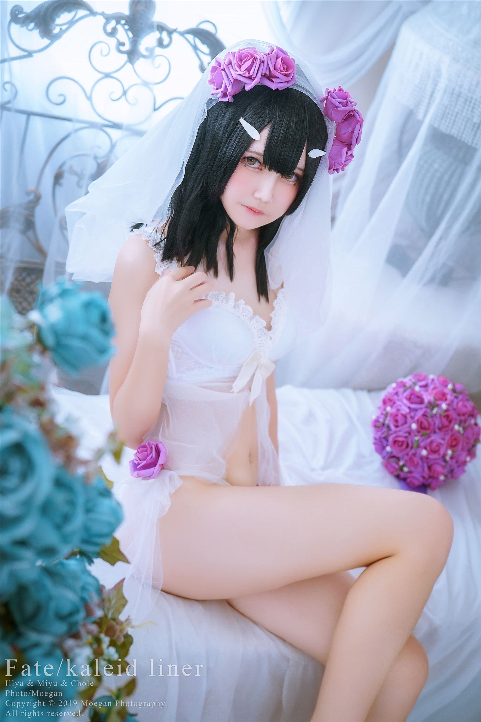 冲田凛花Rinka、铃铃Yakira、鬼姬Oni Hime Wedding Bikini ver. (Fate kaleid liner prisma☆伊莉雅)(4)